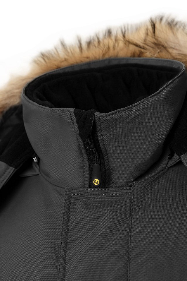 Куртка Домбай утепленная графит, тк.Рейнман Хеви - copy