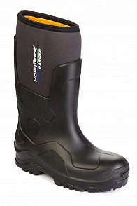 Сапоги ПУ POLLYBOOT RANGER S5 с металлическим подноском и металлической стелькой черные