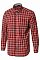 Рубашка Бристон Бар БАРИСТА (BristonBar BARISTA) мужская красно-серая, клетка