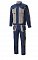 Костюм "Прогресс" темно-синий с темно-серым