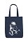 Сумка Шоппер принт конь на синем