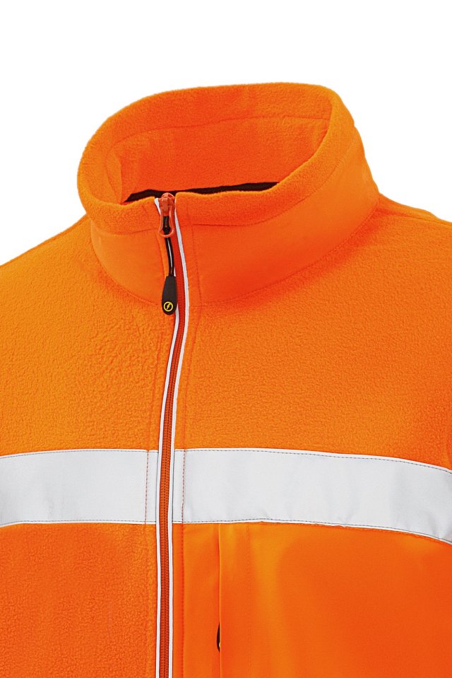 Куртка ЮНИОНВОРКВЕАР Хай-Вис (UNIONWORKWEAR Hi-Vis) флисовая со световозвращающими полосами оранжевая - upload/resize_cache/iblock/0bb/ob27z37du5o439rpz0yg7utnvg0exare/640_1002_1821712164bebe8964a3cb4f91f48bb72/5