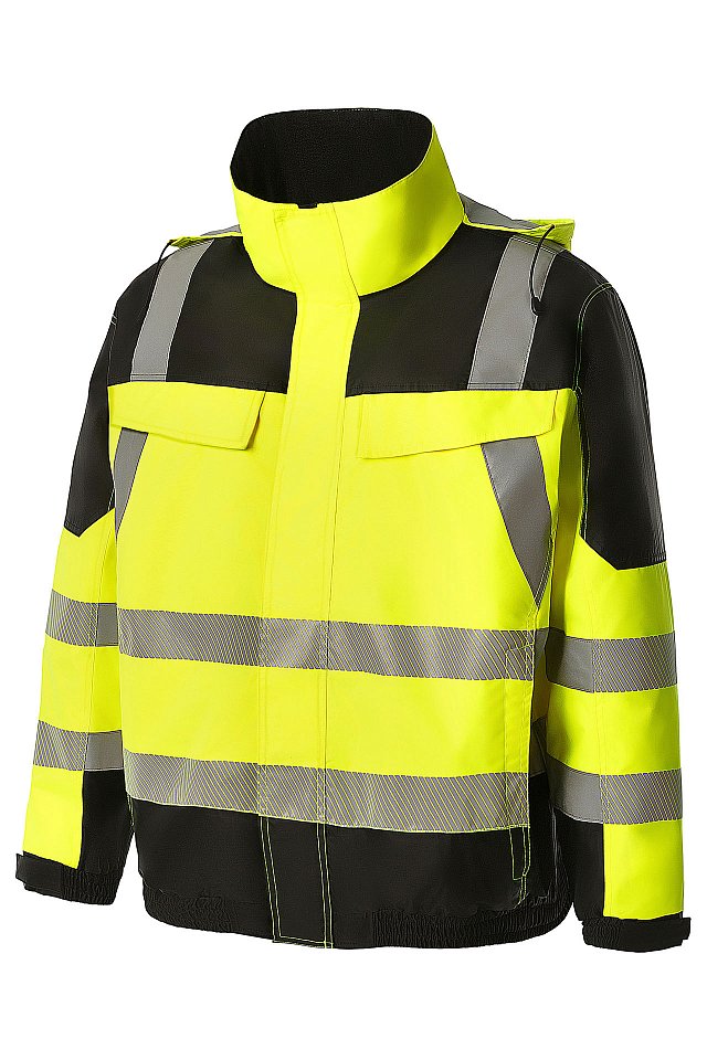 Куртка ЮНИОНВОРКВЕАР Хай-Вис (UNIONWORKWEAR Hi-Vis) Визибл демисезонная желтая