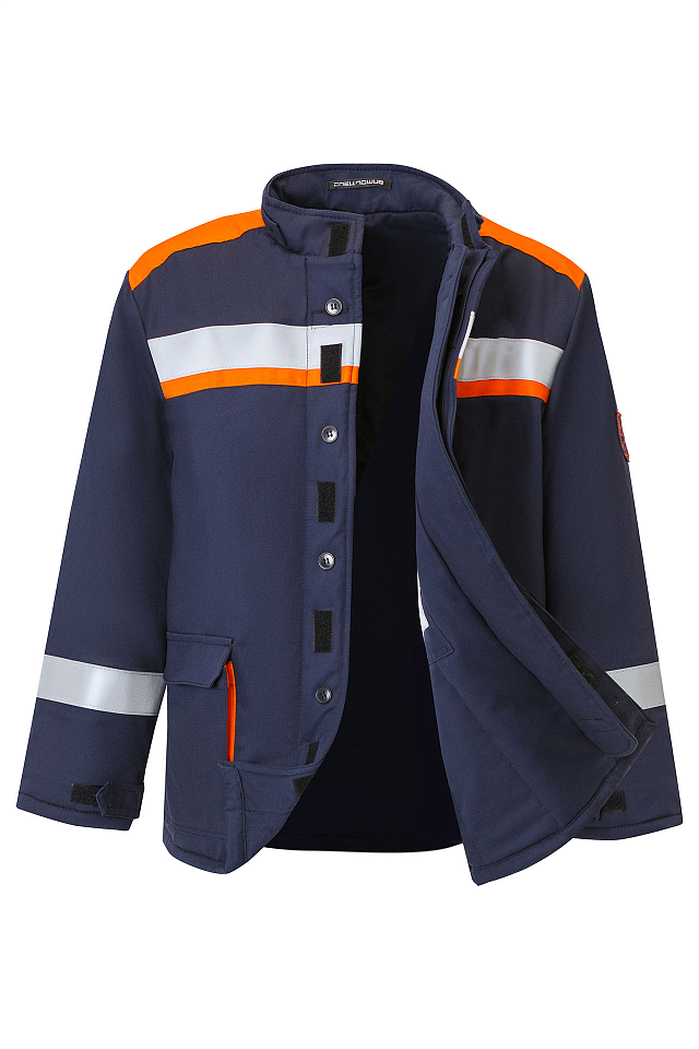 Костюм зимний для защиты от электрической дуги СП08-З, 67,4 кал/см² т.синий - _5_