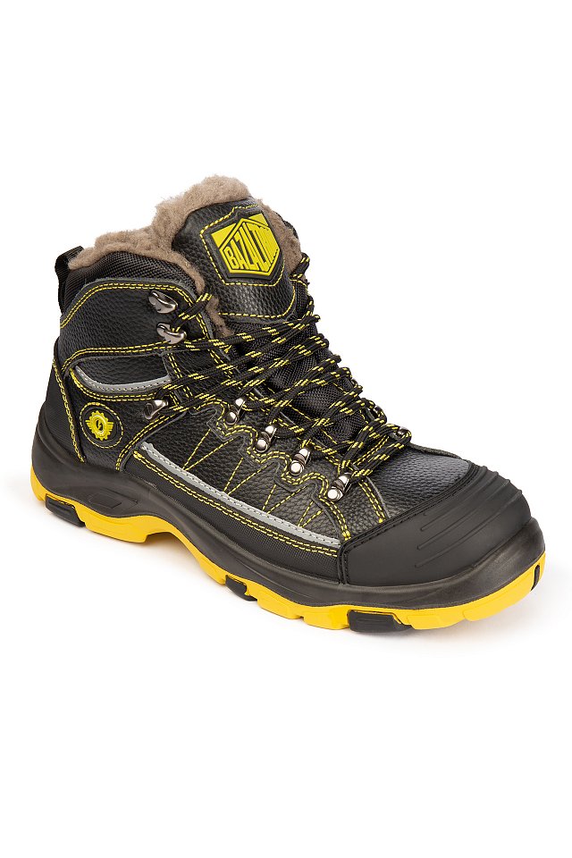 Ботинки BAZALTRON (БАЗАЛЬТРОН) утепленные с композитным подноском и кевларовой стелькой черные