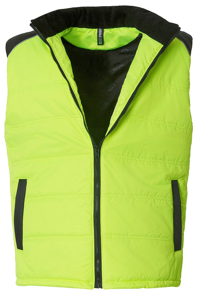 Жилет КОТПРОФИ утепленный лимон/черный - _2_1280x1920