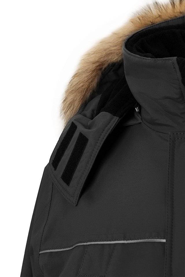 Куртка Домбай утепленная графит, тк.Рейнман Хеви - copy