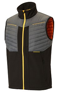 Жилет ЮНИОНВОРКВЕАР (UNIONWORKWEAR) Микс т.серый/черный/оранжевый