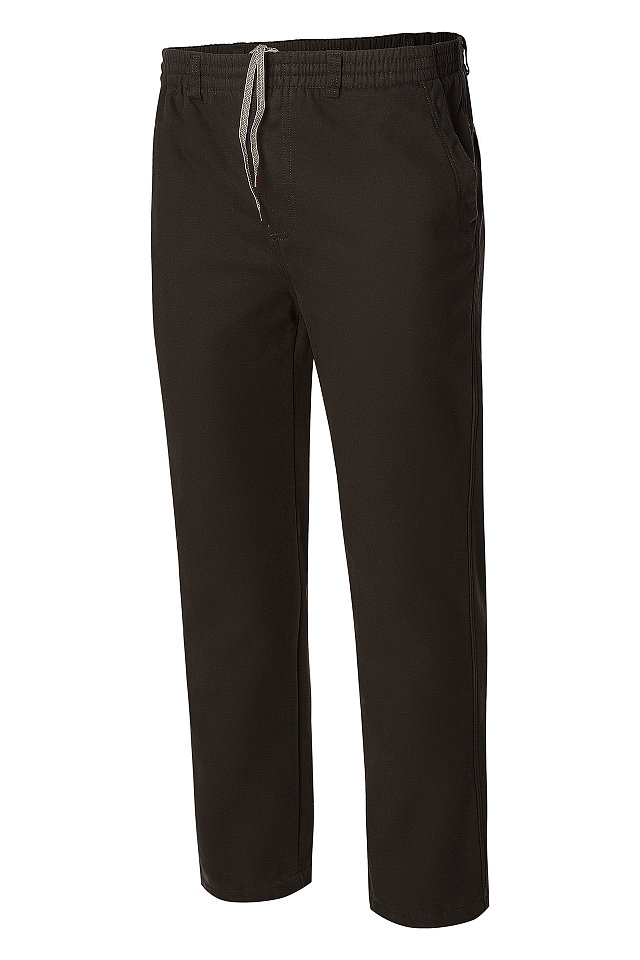 Брюки мужские (слаксы) утепленные черные