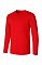 Футболка с длинным рукавом красная