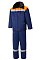Костюм КОММУНАЛЬЩИК НЬЮ утепленный темно-синий оранжевый