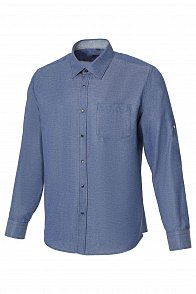 Рубашка Бристон Бар JEANS (BristonBar Джинс) мужская т.синяя