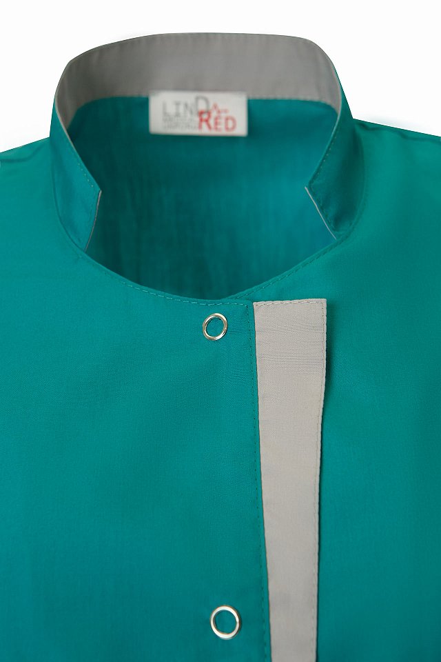 Халат ЭВЕЛИН с коротким рукавом женский т.зеленый/св.серый - upload/resize_cache/iblock/1e6/rq0r8lo0xqjdomjxysk3v6t3kssmawh3/640_1002_1821712164bebe8964a3cb4f91f48bb72/Specodejda_10_07_2454085_1280x1920