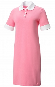 Платье-поло трикотажное GRACE (Грейс) цвет PINK (розовый)