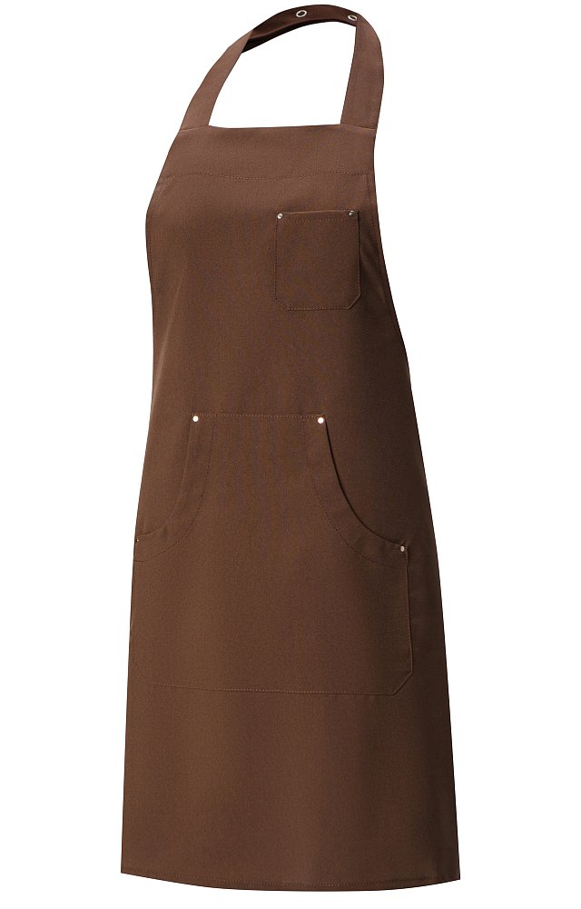 Фартук КЛИНПЛЕКС ИРМА (CLINPLEX IRMA) с нагрудником chocolate (коричневый) - etiketki