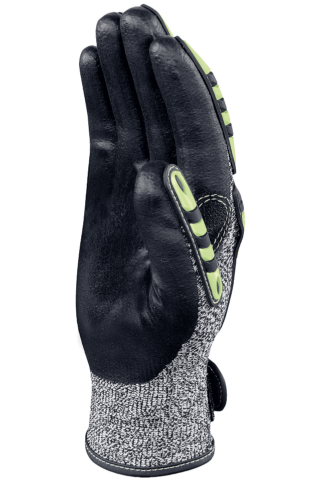 Перчатки противопорезные ДЕЛЬТА ПЛЮС ЕОС НОКАТ желтые/черные/серые - _3_