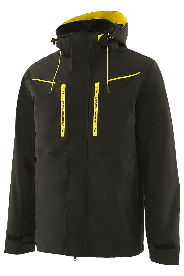 Куртка ЮНИОНВОРКВЕАР (UNIONWORKWEAR) 3 в 1 черная