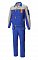 Костюм "Профессионал-1" василек-светло-серый