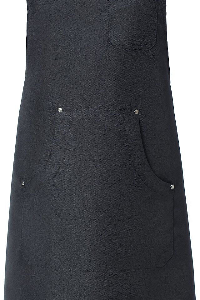 Фартук КЛИНПЛЕКС ИРМА (CLINPLEX IRMA) с нагрудником black (черный) - etiketki