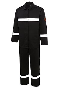 Костюм сварщика КСв124w черный