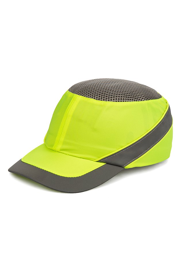 Каскетка ДЕЛЬТА ПЛЮС ЭИР КУЛТАН арт. COLTAAIJAFL,флуоресцентная желтая/серая с СВП