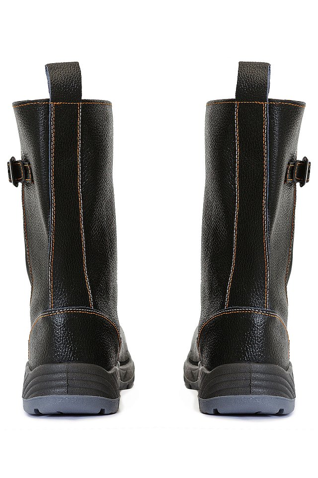 Сапоги кожаные для защиты от термических рисков электрической дуги СпецпошивТермо САП.001 черные - _2_1280x1920