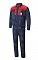 Костюм мужской "MARS" (МАРС) темно-синий с красным