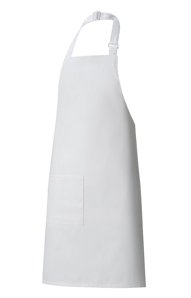 Фартук HORECA (ХОРЕКА) с нагрудником white (белый) - etiketki