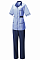 Костюм КЛИНПЛЕКС (CLINPLEX) ВИТА Лайт голубой/т.синий