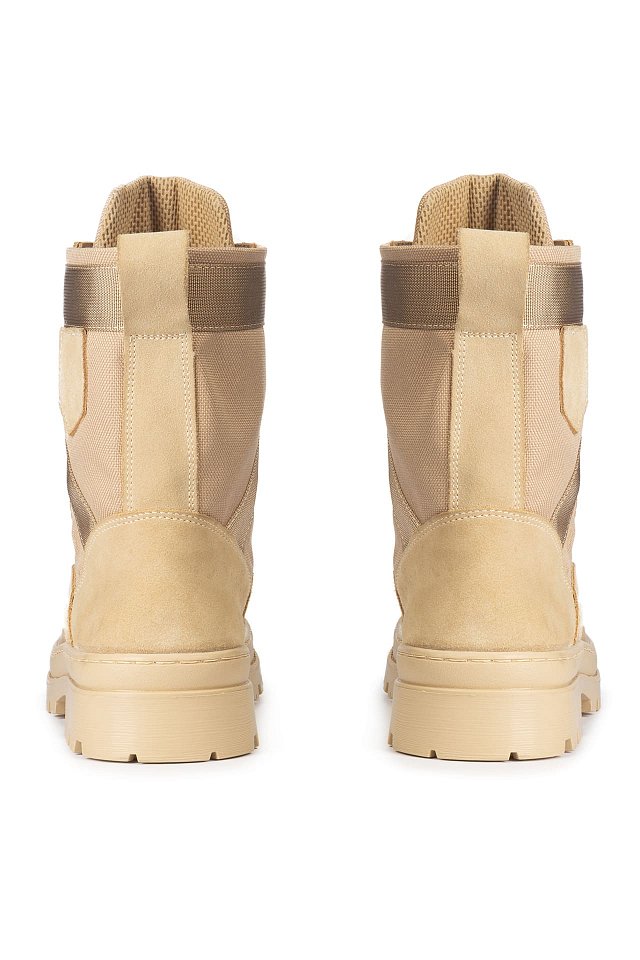 Ботинки БУТЕКС ОХРАННИКА с высокими берцами комбинированные натуральная бахтармяная кожа/Оксфорд мод 3801/4 бежевые - upload/resize_cache/iblock/4d8/640_1002_1821712164bebe8964a3cb4f91f48bb72/botinki_buteks_ohrannika_mod_38014_bejevye_back