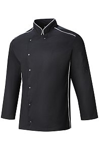 Китель поварской RICON (РИКОН) black (черный)