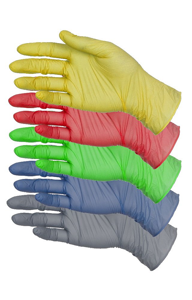 Перчатки нитриловые в ассортименте