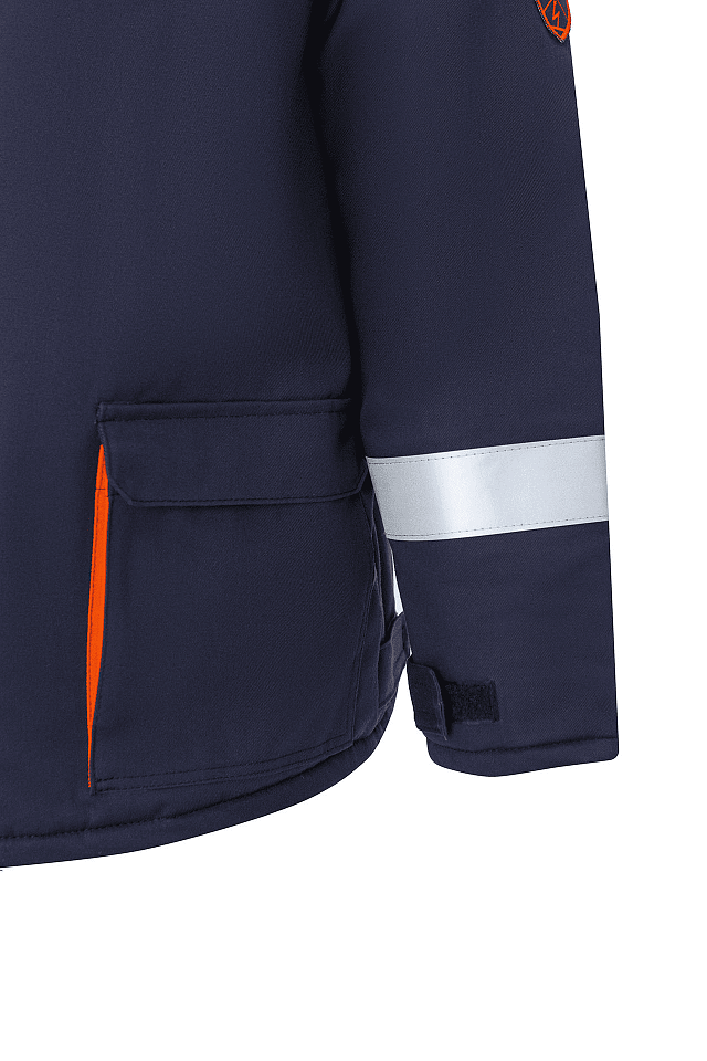 Костюм зимний для защиты от электрической дуги СП08-З, 67,4 кал/см² т.синий - _11_