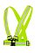 Ремень светоотражающий с наплечными лямками лимонный