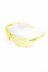 Очки защитные открытые ЮНИВЕТ (UNIVET), серия 505U арт. 505U.03.00.19, желтые