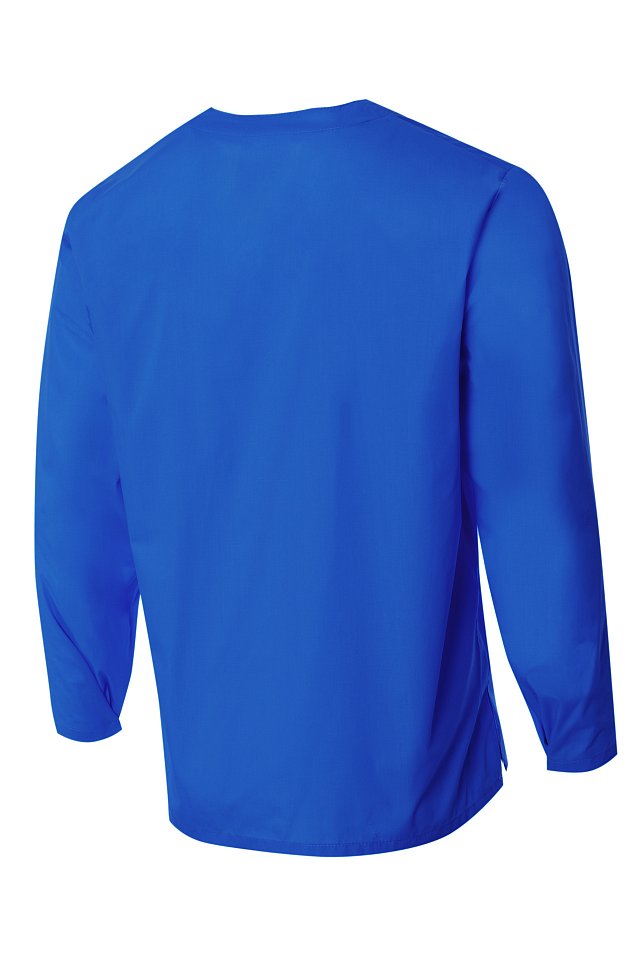 Костюм СПЕЦ с длинным рукавом (с карманами) василек - spetz_rukava_karmany_vasilek_blouse_back