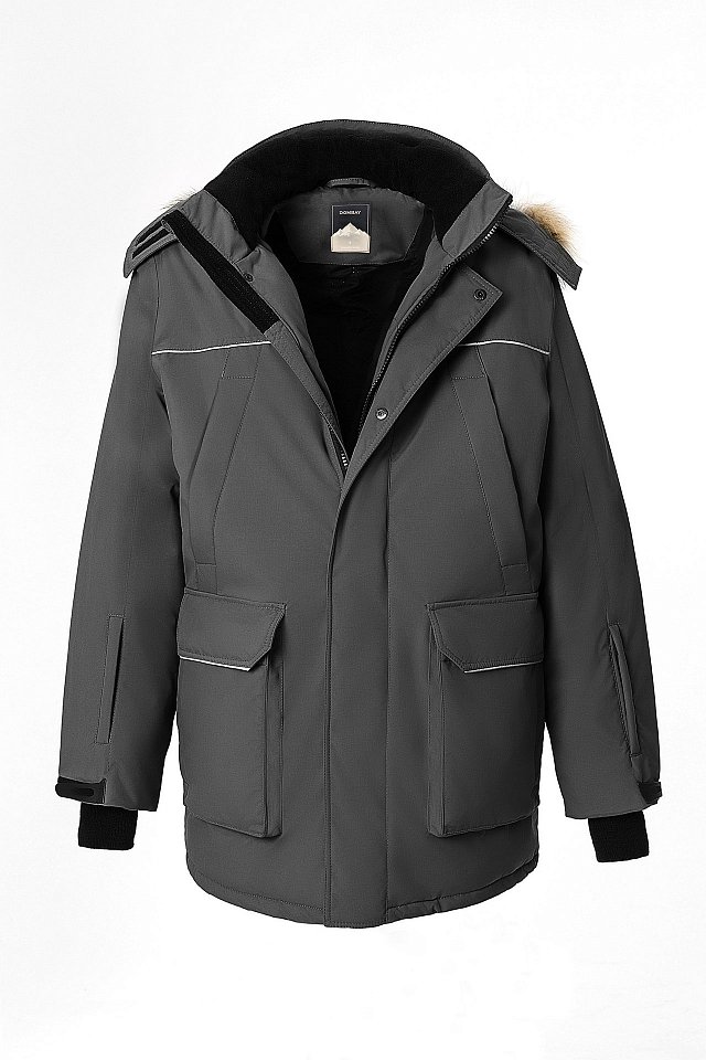 Куртка Домбай утепленная графит, тк.Рейнман Хеви - copy