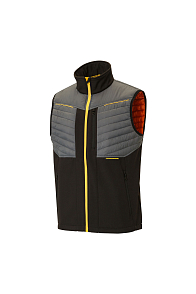 Жилет ЮНИОНВОРКВЕАР (UNIONWORKWEAR) Микс т.серый/черный/оранжевый