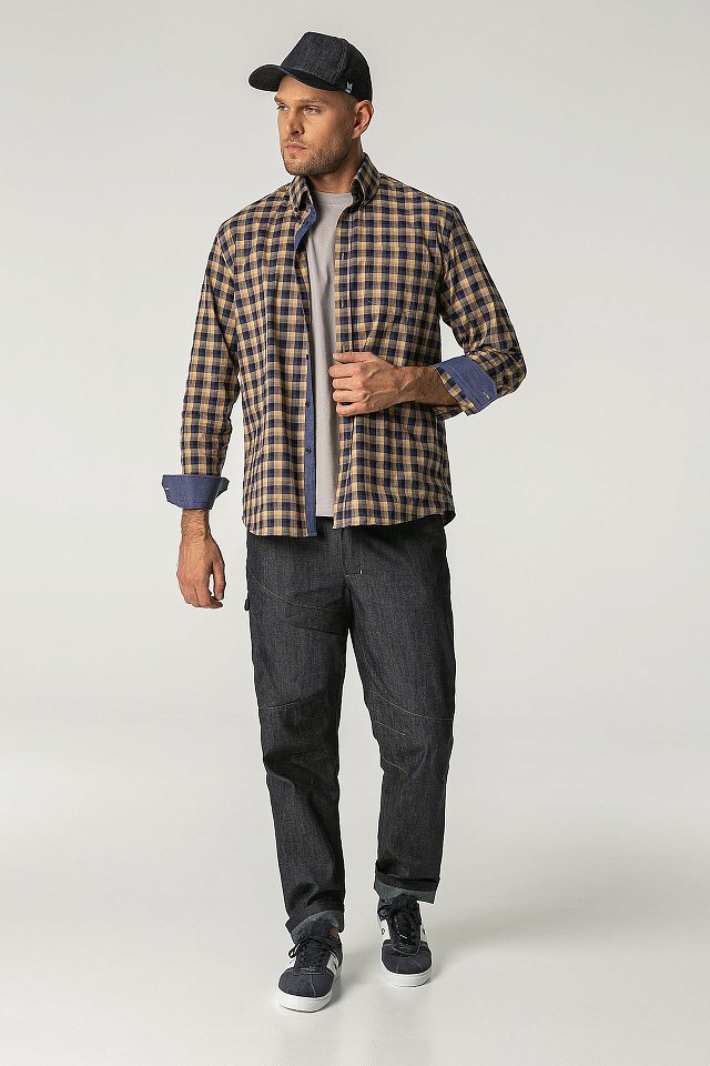 Рубашка Бристон Бар БАРИСТА (BristonBar BARISTA) мужская охра-т.синяя, клетка - upload/resize_cache/iblock/9c5/kgrpw1bh2v8qzww3p1yqgafwvmi3bwty/640_1002_1821712164bebe8964a3cb4f91f48bb72/2