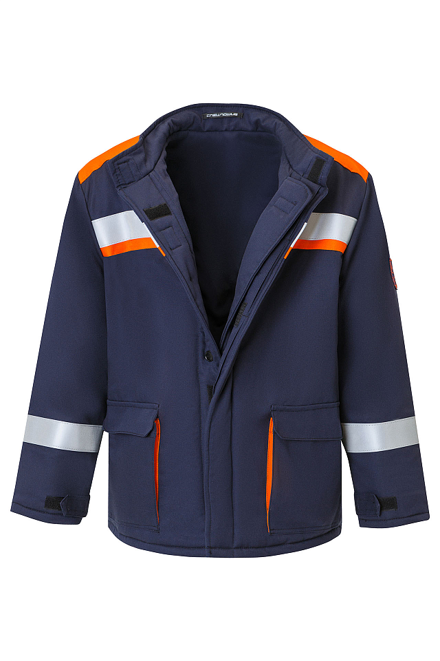 Костюм зимний для защиты от электрической дуги СП08-З, 67,4 кал/см² т.синий - _4_