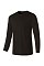 Футболка с длинным рукавом черная