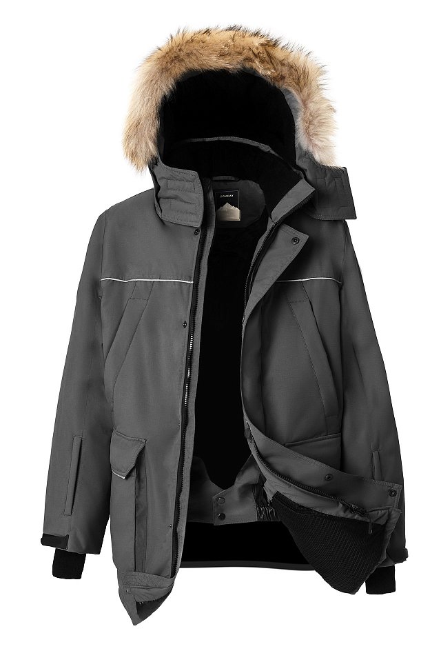 Куртка Домбай утепленная графит, тк.Рейнман Хеви - copy