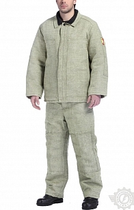 Костюм сварщика брезентовый утепленный усиленный Минпромторг