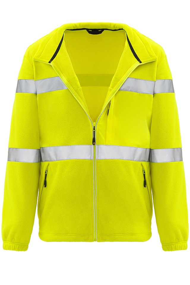 Куртка ЮНИОНВОРКВЕАР Хай-Вис (UNIONWORKWEAR Hi-Vis) флисовая со световозвращающими полосами желтая - upload/resize_cache/iblock/a68/i6b5az50of82wtpgedpgm2xgnsgbe40m/640_1002_1821712164bebe8964a3cb4f91f48bb72/3