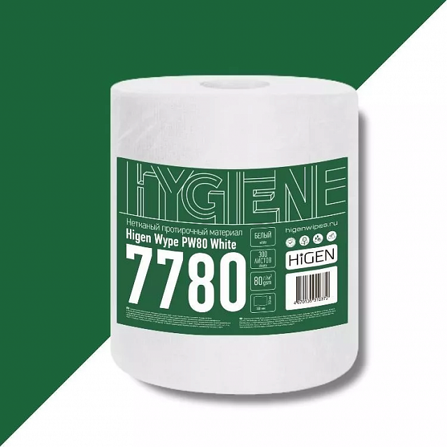 Нетканый протирочный материал 7780 Higen (Хайджен) PW80 белый - upload/resize_cache/iblock/ab3/txdmzrzrq9qz777ltbttvdg0ee2532uj/640_1002_1821712164bebe8964a3cb4f91f48bb72/7780