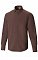 Рубашка мужская El-Risto без кармана chocolate (коричневая)