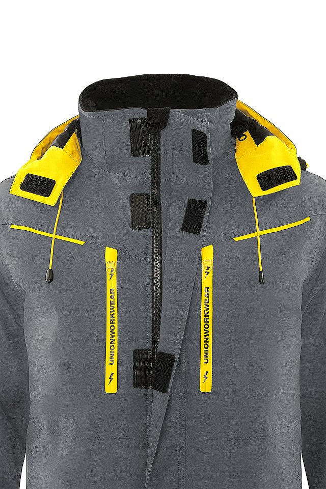 Куртка ЮНИОНВОРКВЕАР (UNIONWORKWEAR) 3 в 1 т.серая - copy