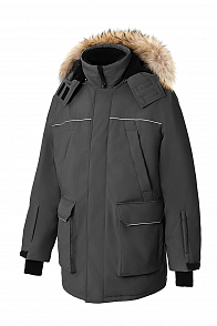 Куртка Домбай утепленная графит, тк.Рейнман Хеви