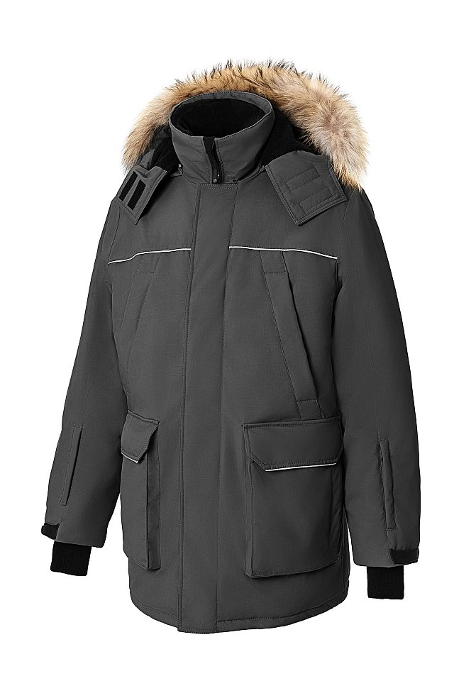 Куртка Домбай утепленная графит, тк.Рейнман Хеви