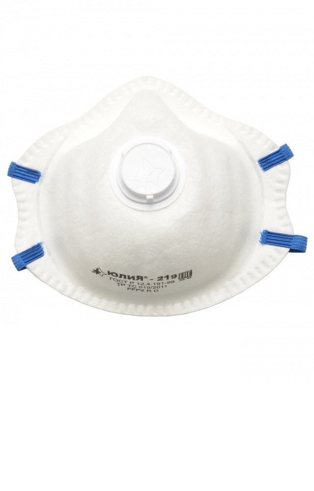 Респиратор (полумаска) с клапаном выдоха Юлия®-219 FFP2 R D - upload/resize_cache/iblock/b69/640_1002_1821712164bebe8964a3cb4f91f48bb72/respirator_yulija_219_ffp2
